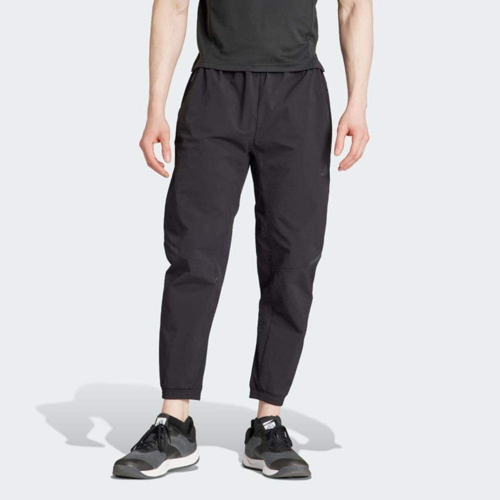 Adidas Aeroready Designed For Training Workout Pants Loose Workout Gym Minimal